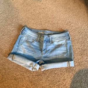 American Eagle Midi jean shorts